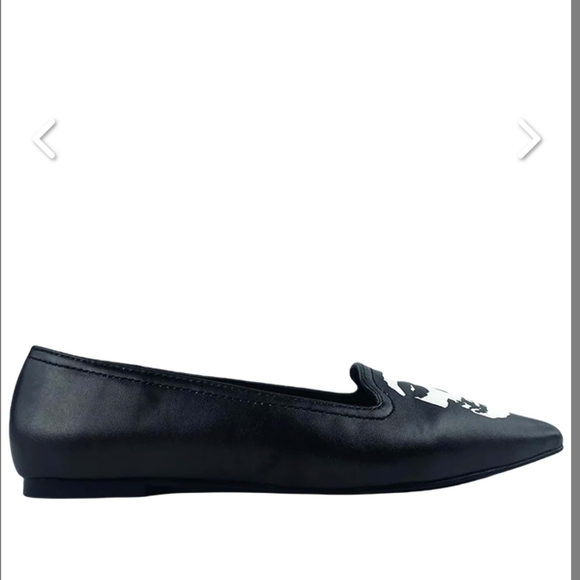 Misfits Logo Pointed Toe Ballet Flat (8) 💀 - Picture 2 of 4